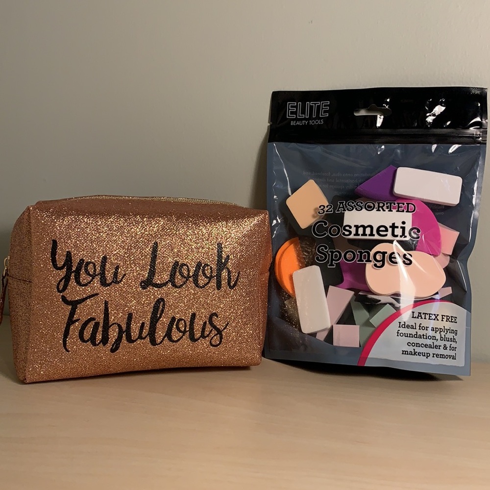 NWOT Cosmetic Bag Bundle